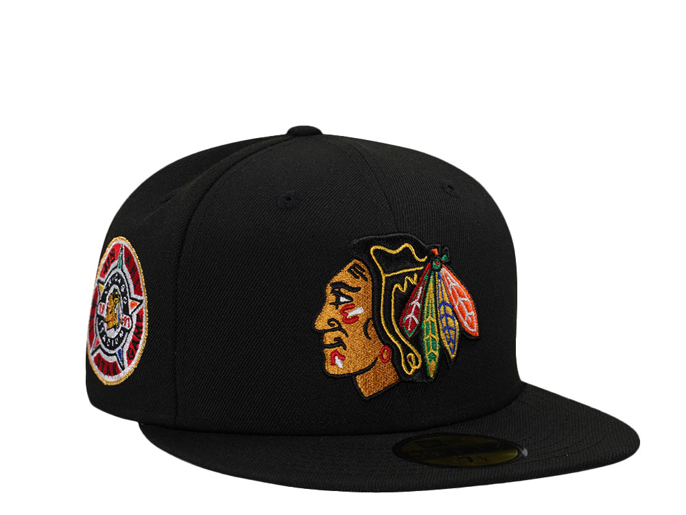 New Era Chicago Blackhawks All Star Game 1991 Black Prime Edition 59Fifty Fitted Cap