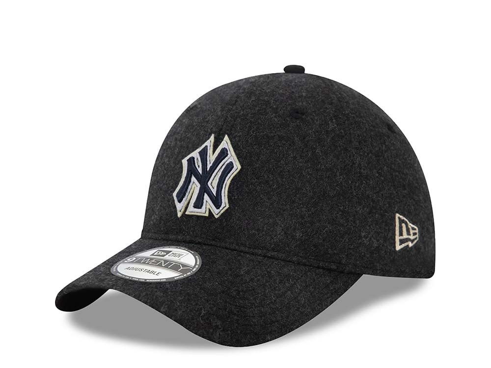 New Era New York Yankees Melton Black 9Twenty Snapback Cap