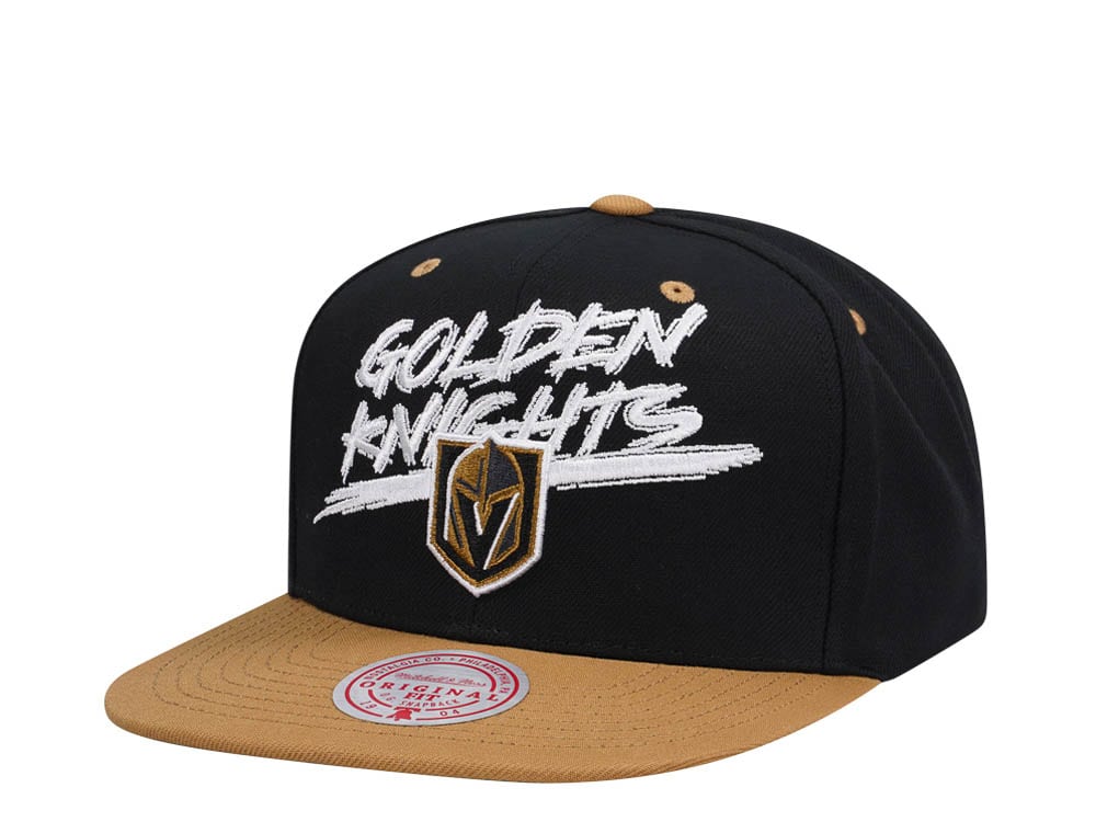 Mitchell & Ness Vegas Golden Knights Transcript Two Tone Snapback Cap