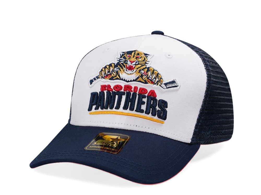 Starter Florida Panthers Penalty Curved Trucker Snapback Hat