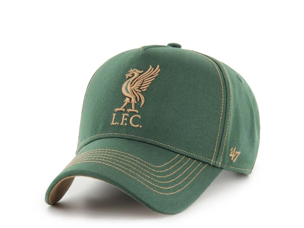 47Brand Liverpool FC Dark Green Contrast Stitch MVP Snapback Cap