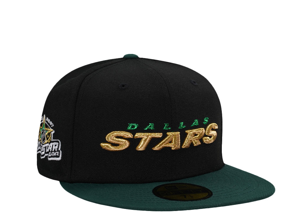 New Era Dallas Stars All Star Game 2007 Black Two Tone Prime Edition 59Fifty Fitted Cap