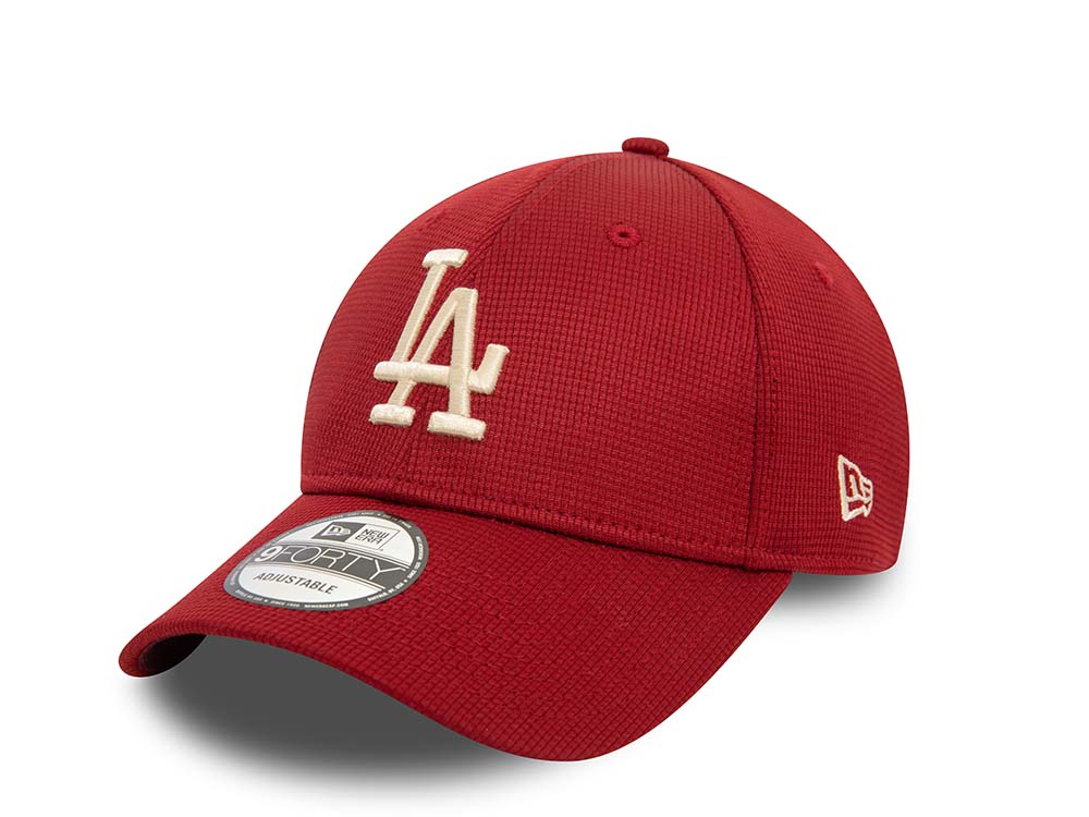 New Era Los Angeles Dodgers Maroon 9Forty Strapback Cap