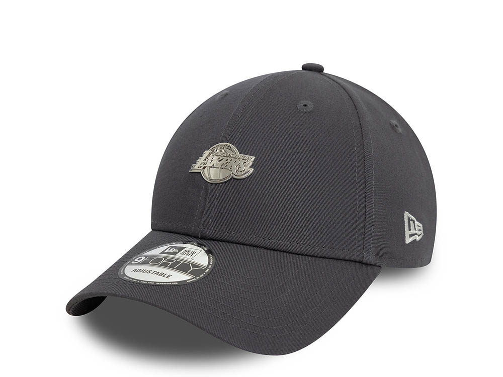 New Era Los Angeles Lakers Metallic Pin Stone 9Forty Strapback Cap