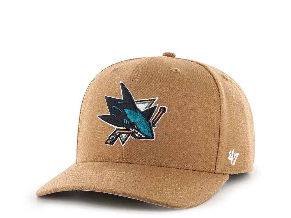 47Brand San Jose Sharks Classic DP Camel Snapback Cap