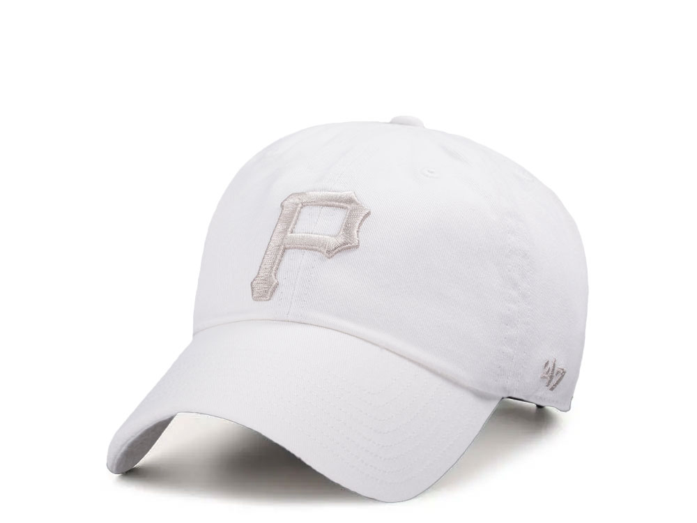 47Brand Pittsburgh Pirates Classic White Clean up Snapback Cap