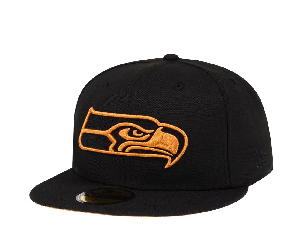 New Era Seattle Seahawks Black Toast Prime Edition 59Fifty Fitted Cap