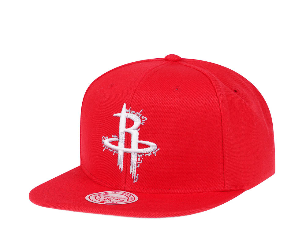 Mitchell & Ness Houston Rockets NBA Embroidery Glitch Hardwood Classic Snapback Cap