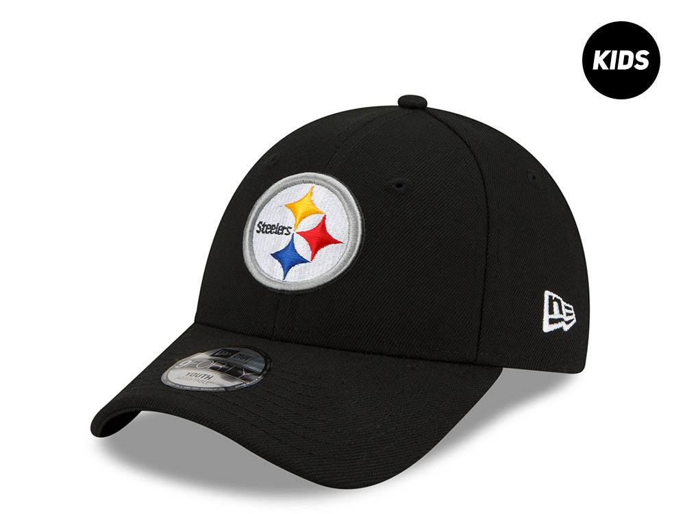 New Era Pittsburgh Steelers Black Kids 9Forty Strapback Cap