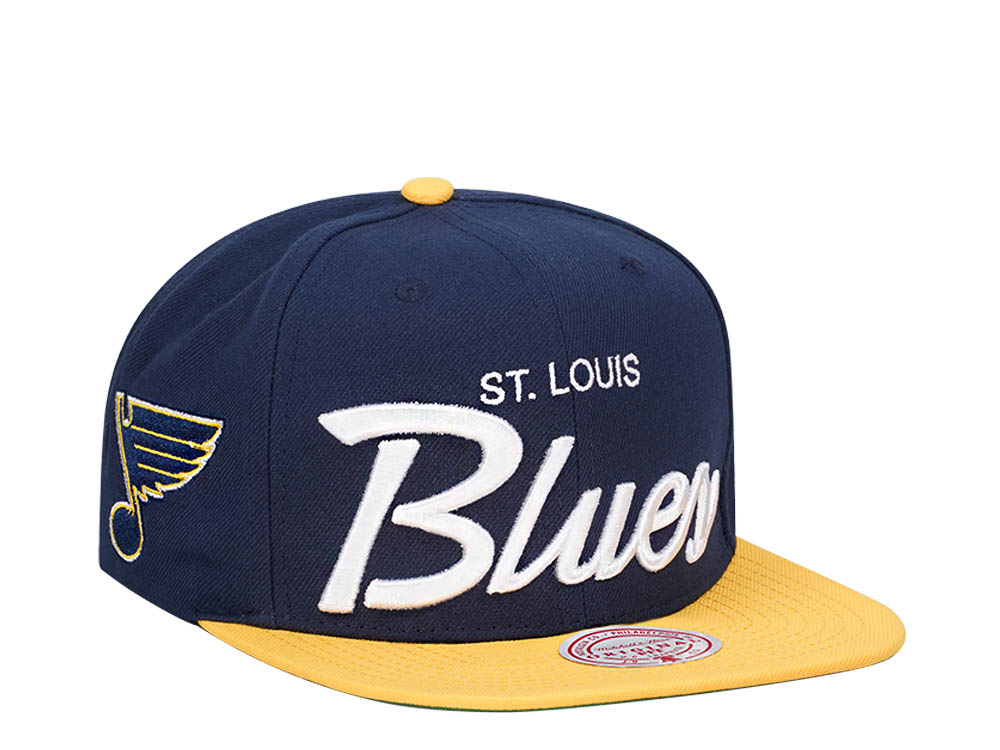 Mitchell & Ness St. Louis Blues Vintage Script Snapback Cap