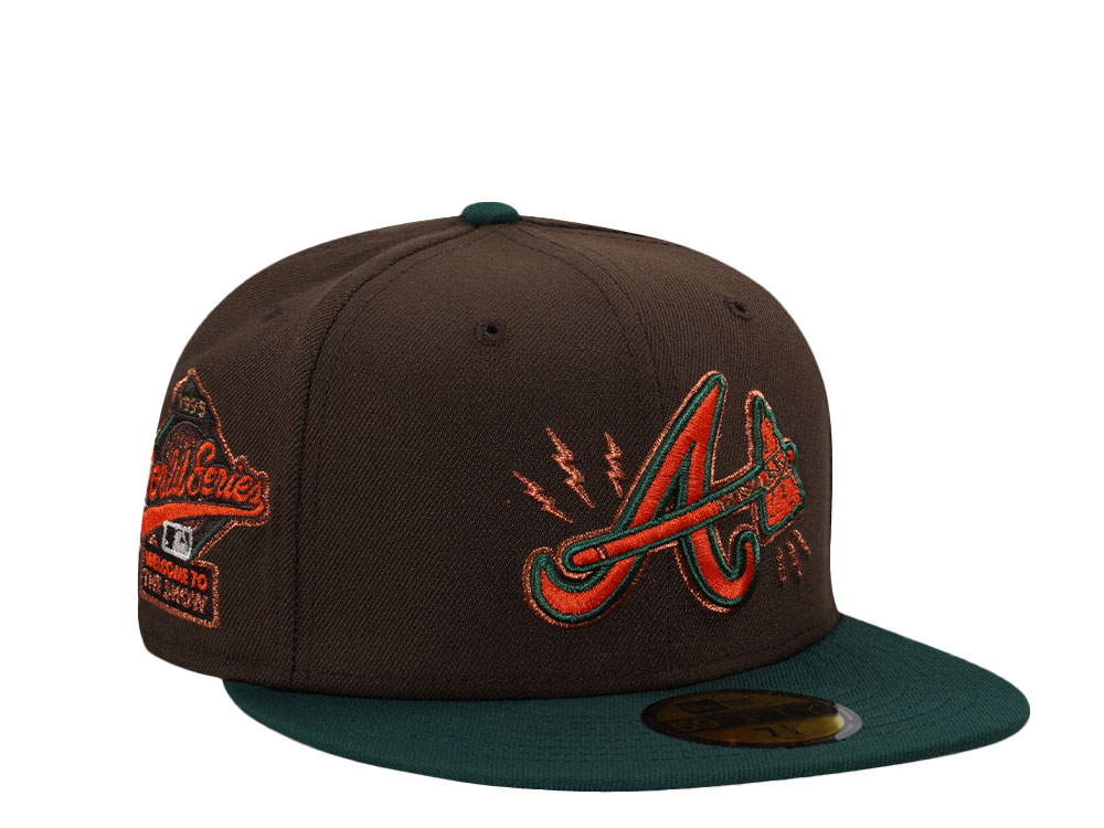 New Era Atlanta Braves World Series 1995 Electric BNB Two Tone Edition 59Fifty Fitted Cap