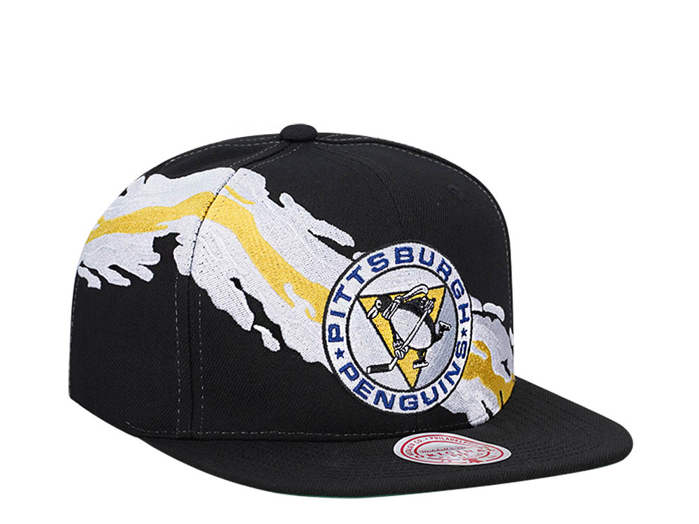 Mitchell & Ness Pittsburgh Penguins Vintage Paintbrush Snapback Cap