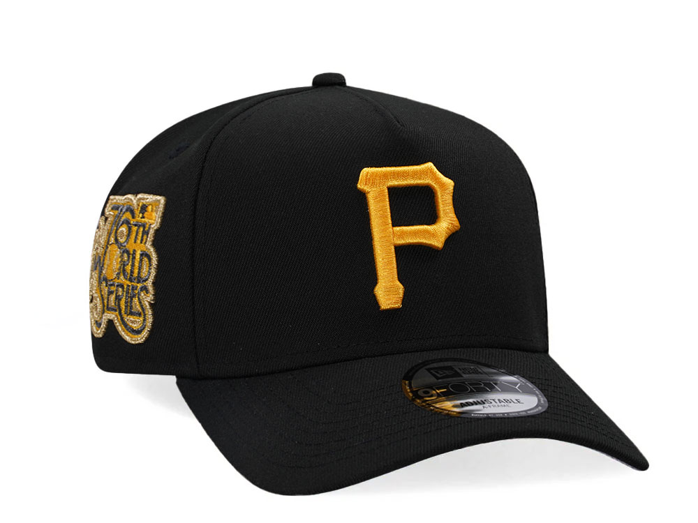 New Era Pittsburgh Pirates World Series 1979 Black Gold A Frame 9Forty Snapback Cap