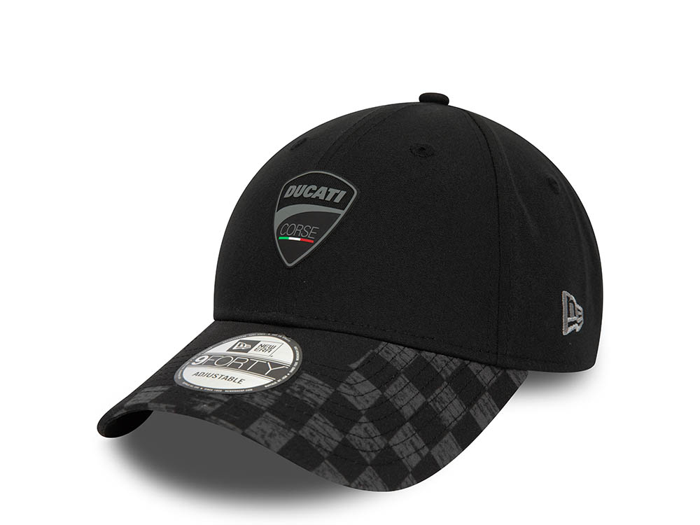 New Era Ducati Motor Logo Black 9Forty Snapback  Cap