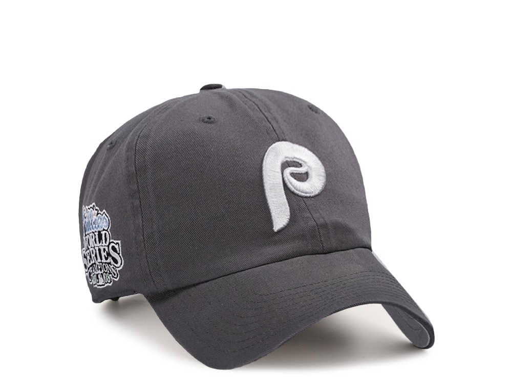 47Brand Philadelphia Phillies World Series Champions 2008 Graphite Clean up Strapback Cap