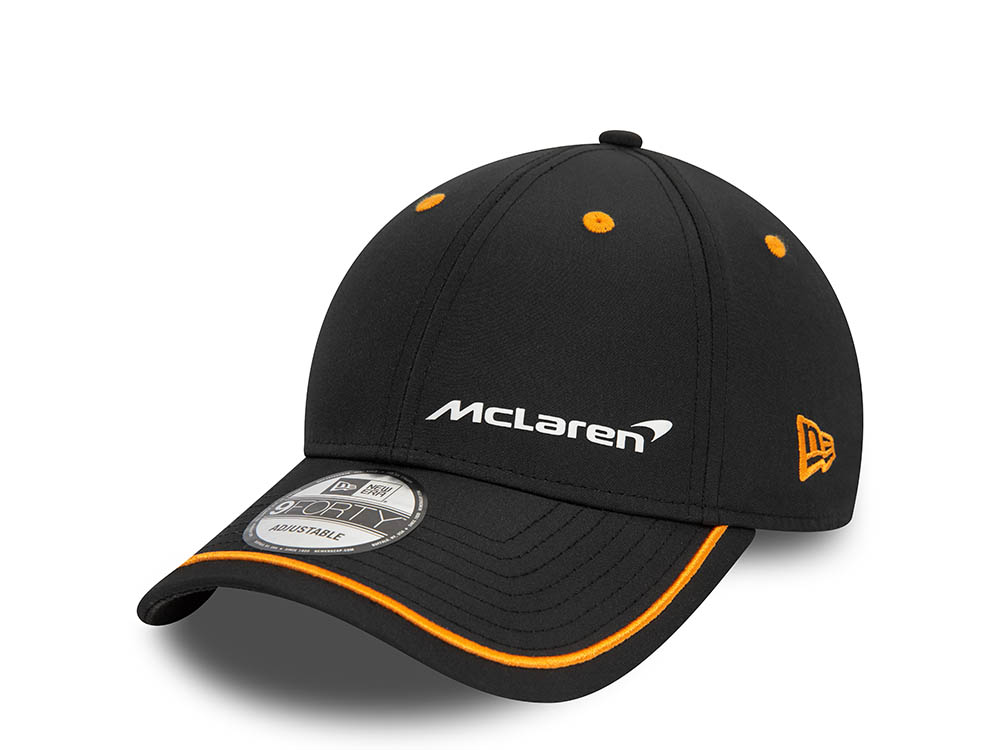 New Era Mclaren Automotive Contrast Piping Black 9Forty Snapback  Cap