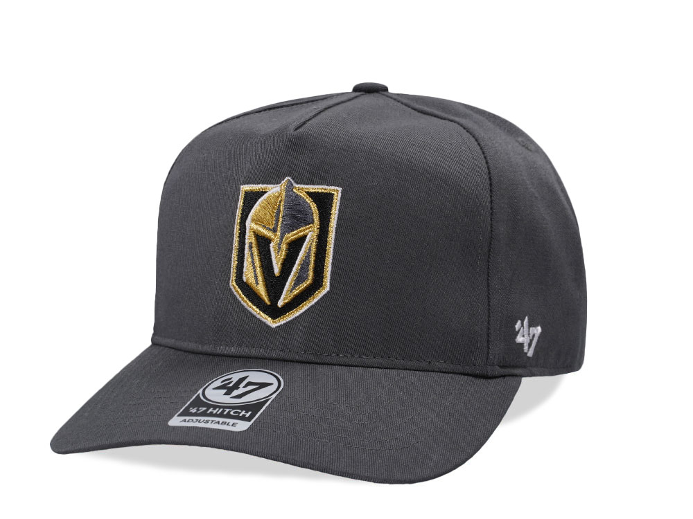 47Brand Vegas Golden Knights Charcoal 47 Hitch Snapback Cap