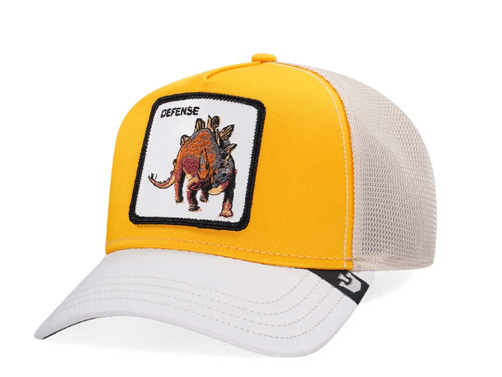 Goorin Bros Roofed Lizard Defense  Yellow Trucker Snapback Cap