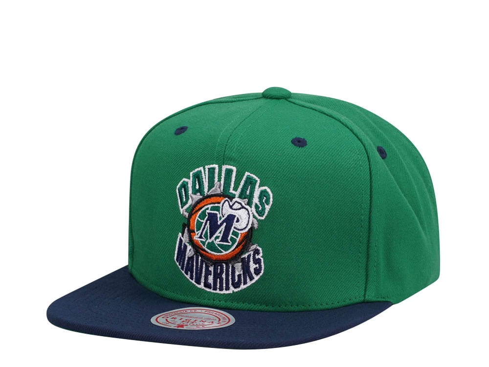 Mitchell & Ness Dallas Mavericks Breakthrough Two Tone Snapback Cap