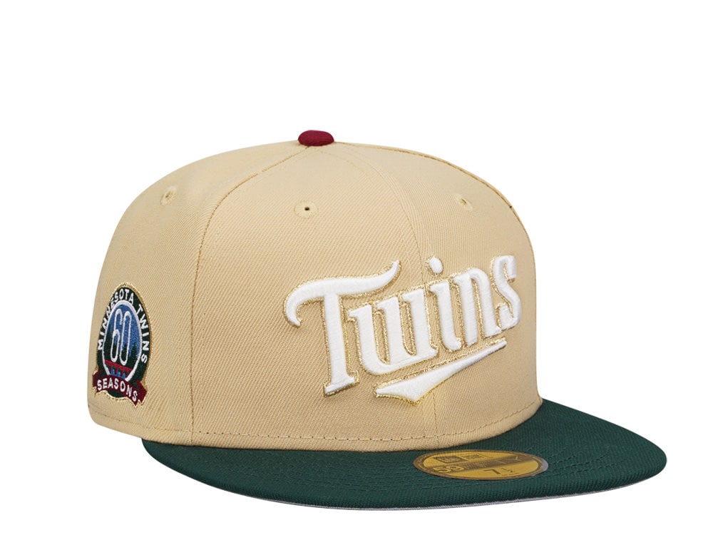 New Era Minnesota Twins 60 Seasons Vegas Two Tone Edition 59Fifty Fitted Cap