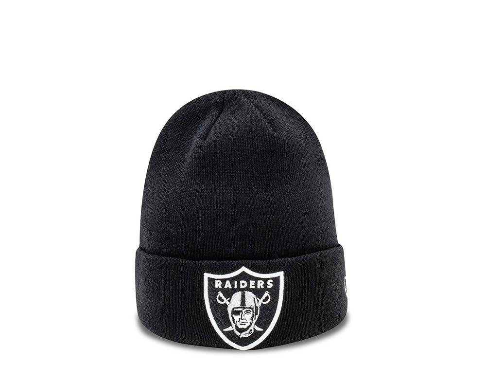 New Era Las Vegas Raiders Essential Cuff Beanie Black Mütze