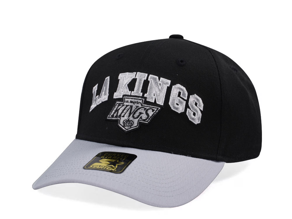 Starter Los Angeles Kings Crowd Pleaser Edition Black Curved Snapback Cap