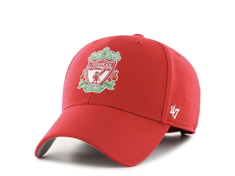 47Brand Liverpool FC Red MVP Strapback Cap