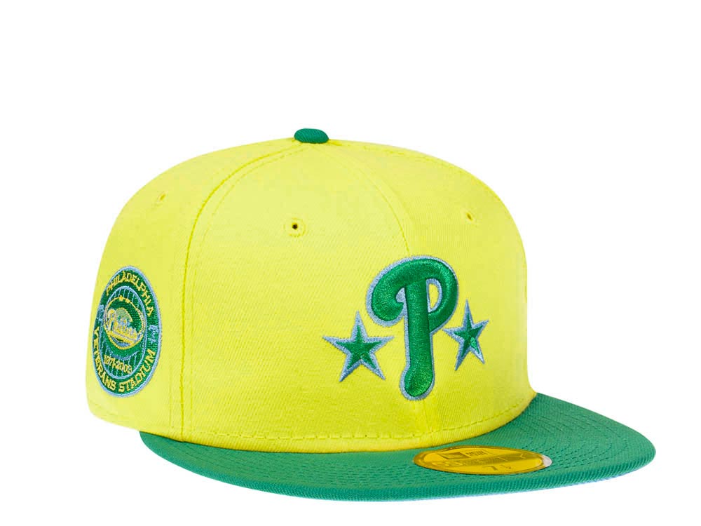 New Era Philadelphia Phillies Veterans Stadium Golden Goal Edition 59Fifty Fitted Cap