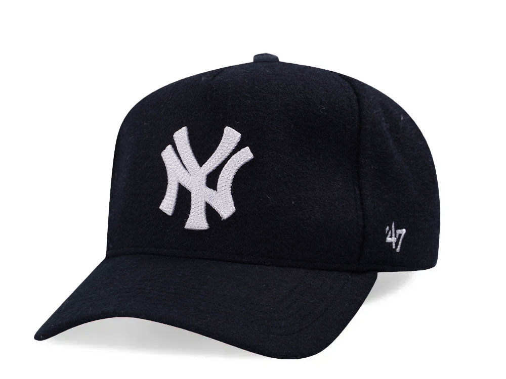 47Brand New York Yankees Navy Chain Stitch Offside Strapback Cap