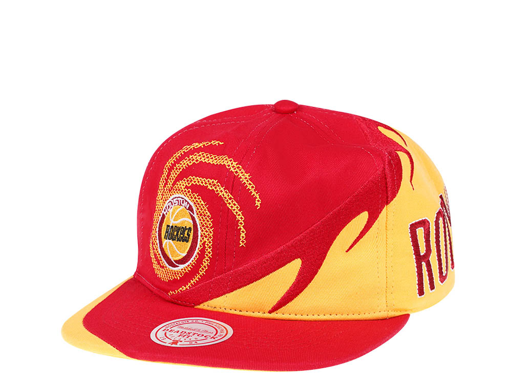 Mitchell & Ness Houston Rockets NBA Spiral Deadstock Hardwood Classic Snapback Cap