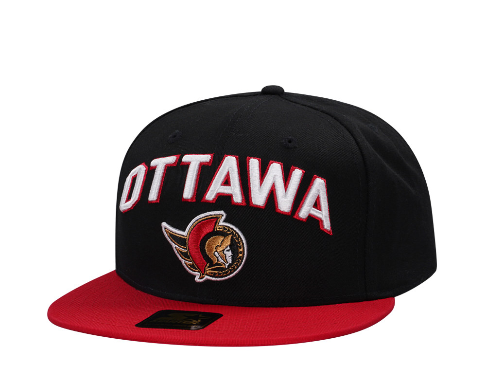 Starter Ottawa Senators Faceoff Two Tone Snapback Hat