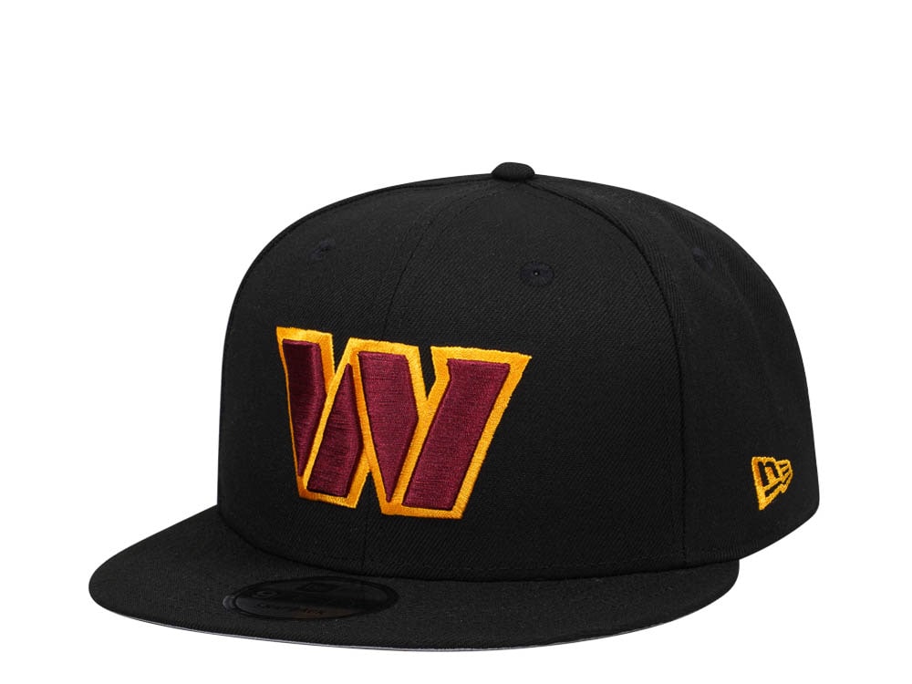 New Era Washington Football Team All Black Classic Edition 9Fifty Snapback Cap