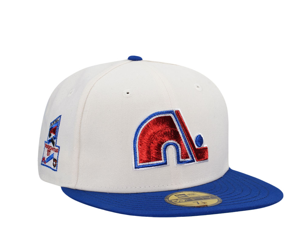 New Era Quebec Nordiques All Star Game 1987 Chrome Two Tone Throwback Edition 59Fifty Fitted Cap