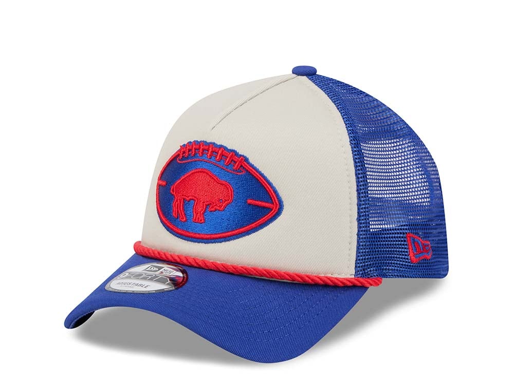 New Era Buffalo Bills Sideline 2024 9Forty A Frame Trucker Snapback Cap