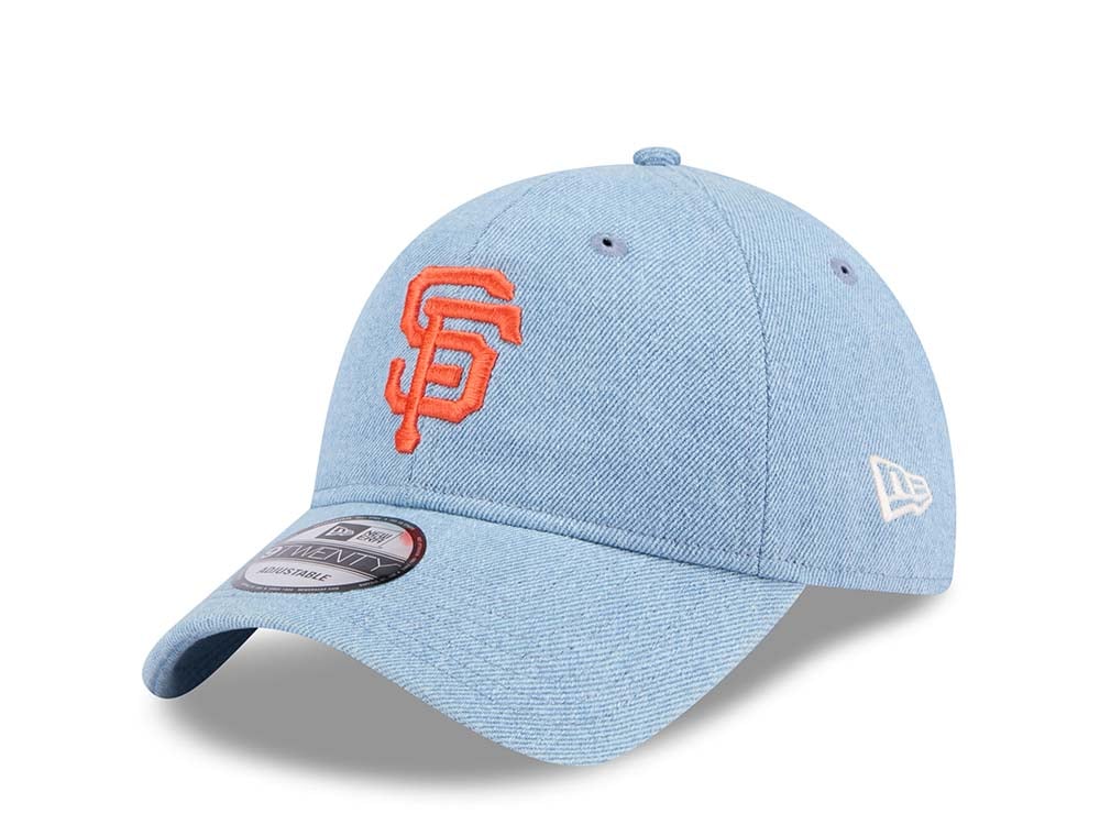 New Era San Francisco Giants Washed Denim 9Twenty Strapback Cap