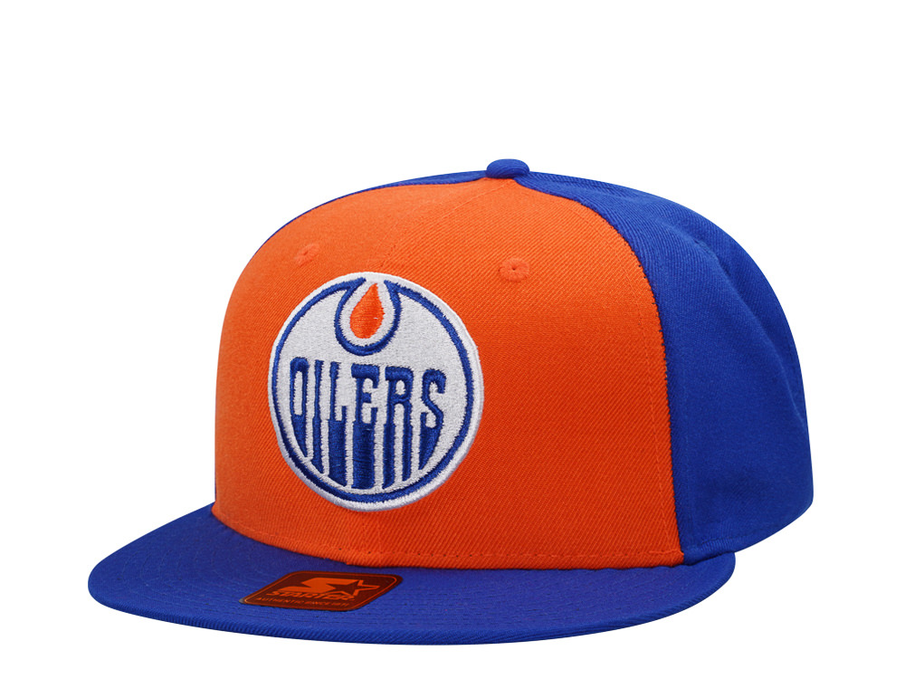 Starter Edmonton Oilers Classic Logo Two Tone Snapback Hat