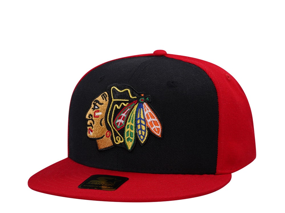 Starter Chicago Blackhawks Classic Logo Two Tone Snapback Hat