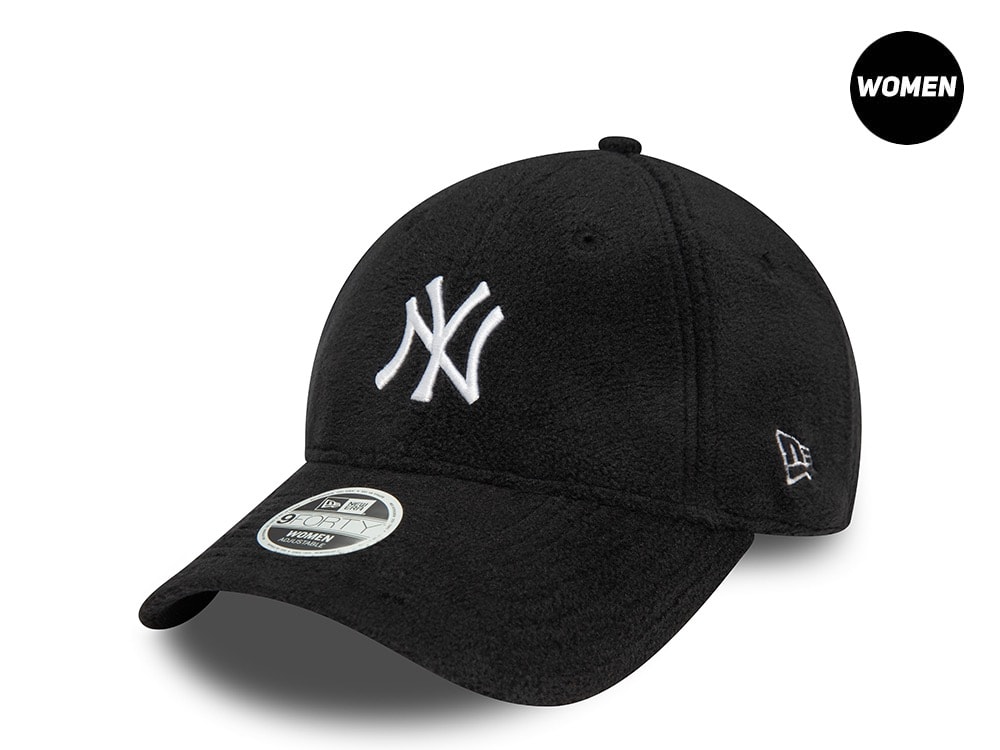 New Era New York Yankees Cosy Black Womens 9Forty Strapback Cap