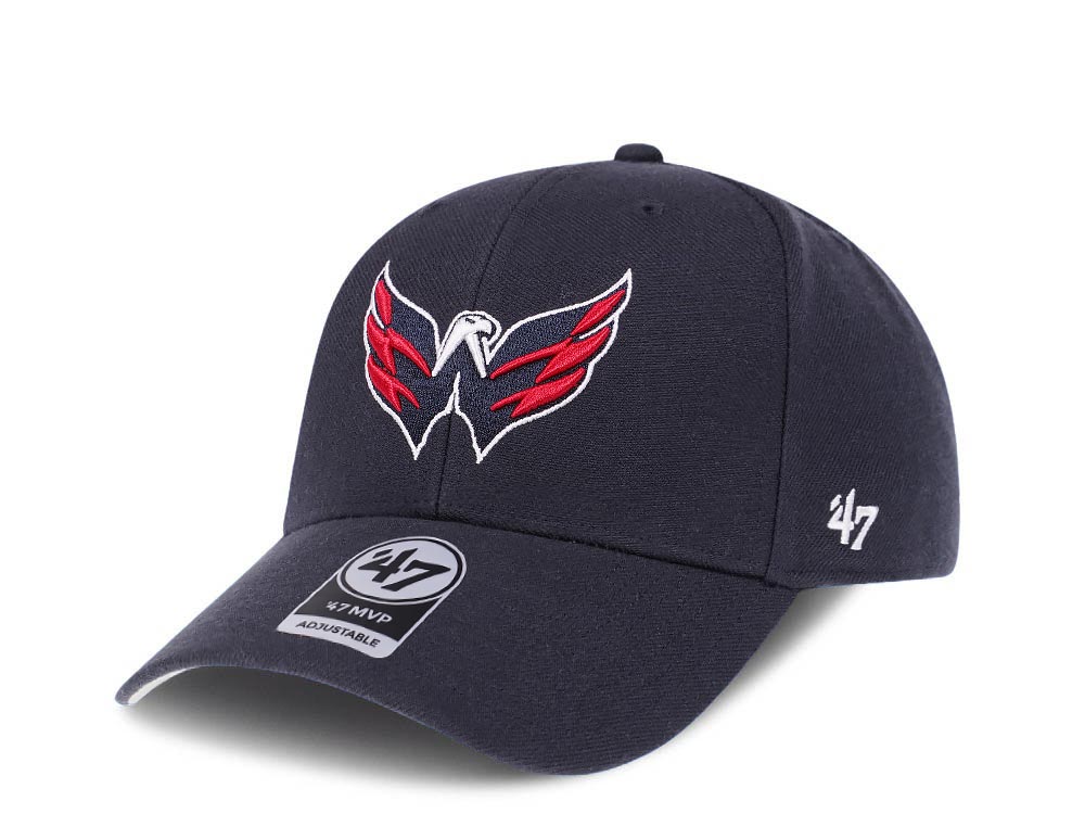 47Brand Washington Capitals Classic Navy Strapback Cap