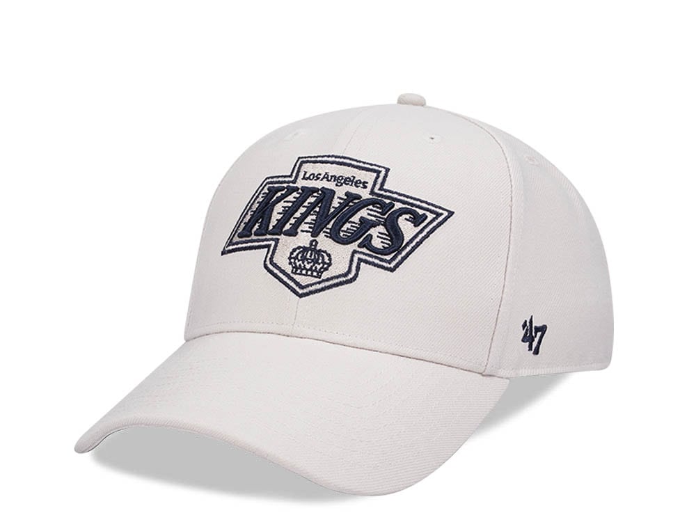 47Brand Los Angeles Kings Vintage Bone MVP Snapback Cap