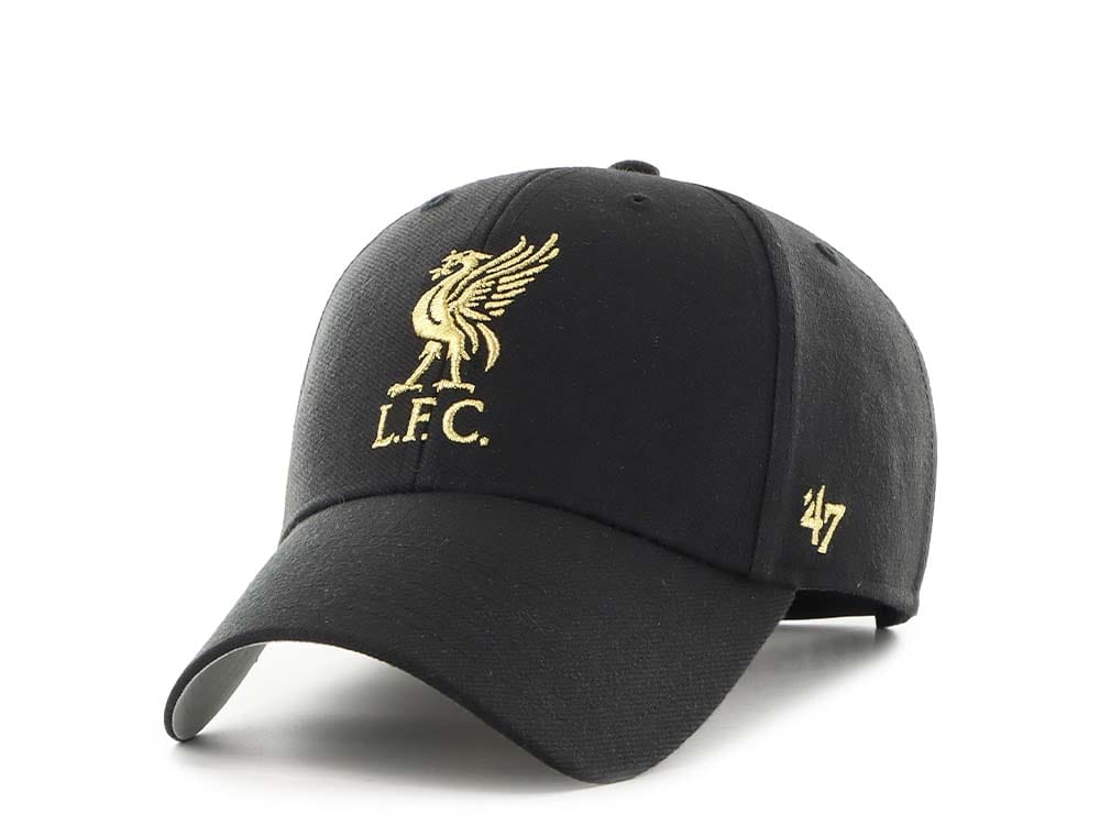 47Brand Liverpool FC Black Metallic MVP Snapback Cap