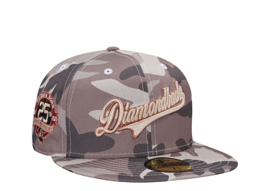 New Era Arizona Diamondbacks 25th Anniversary Camo Copper Edition 59Fiftys Fitted Cap