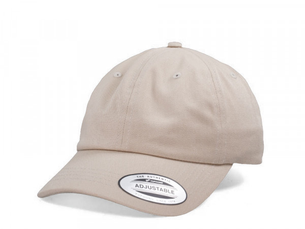 Yupoong Basic Beige Low Profile Strapback Cap