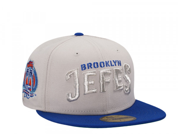 New Era Brooklyn Cyclones 15 Seasons Jefes Stone Two Tone Edition 59Fifty Fitted Cap