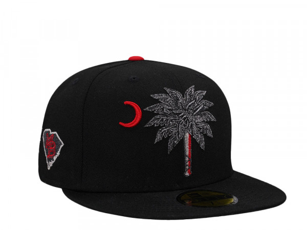 New Era Myrtle Beach Pelicans Black Metallic Edition 59Fifty Fitted Cap