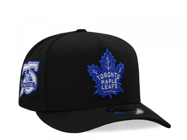 New Era Toronto Maple Leafs 75 Years Black 9Fifty A Frame Snapback Cap