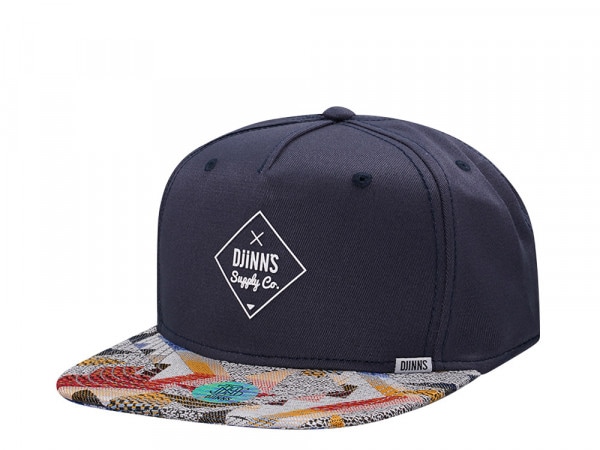 Djinns Aztek Navy Snapback Cap