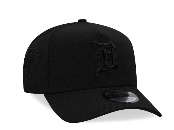 New Era Detroit Tigers World Series 2000 Black On Black A Frame 9Forty Snapback Cap