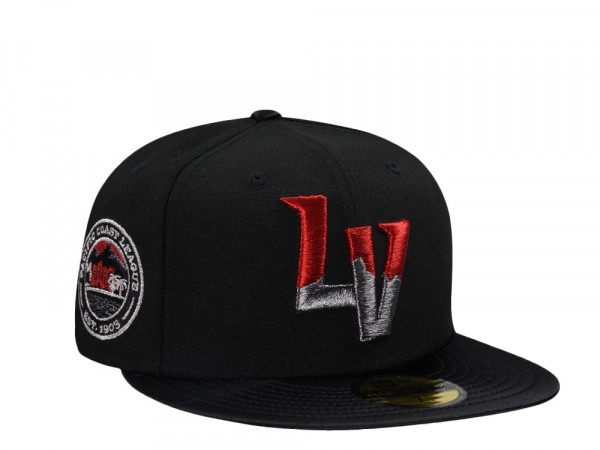 New Era Las Vegas 51s Black Satin Brim Edition 59Fifty Fitted Cap