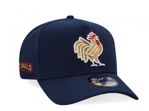 New Era Northwest Arkansas Naturals Navy Gold Edition A Frame 9Forty Snapback Cap